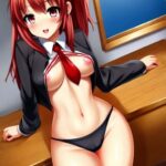 Hentai – Garota Com Coxas Grandes e bem torneadas.